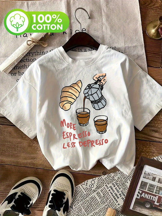 T-shirt More Expresso Croassant
